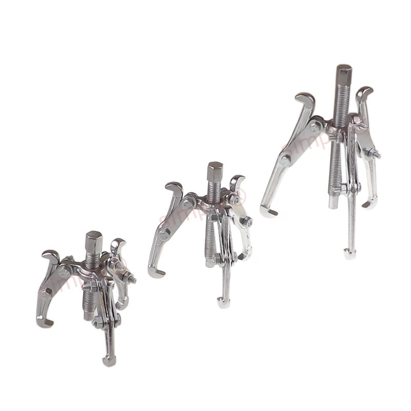 3 Leg Gear and Bearing Puller Light Duty Set Comprising 1x3 inch 1x4 inch and 1x6 inch