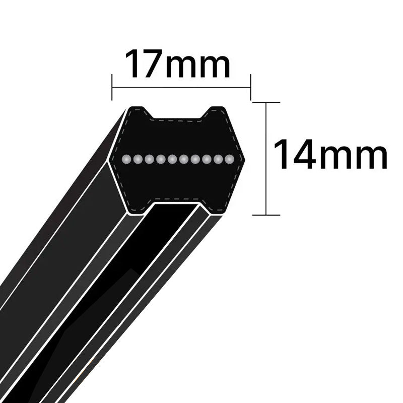 BB158 Pix Hexagon Section Double Sided V-Belt