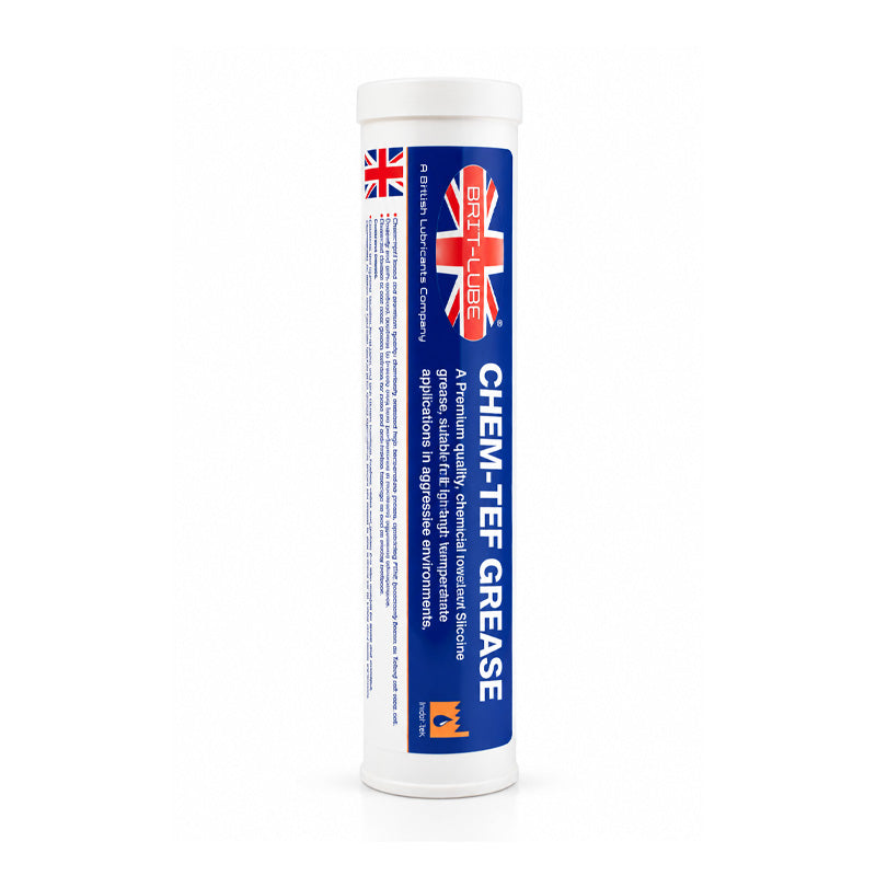 Brit-Lube Chem-Tef Premium Quality Chemically Resistant High Temperature Grease 3kg - Allow 2-3 Days