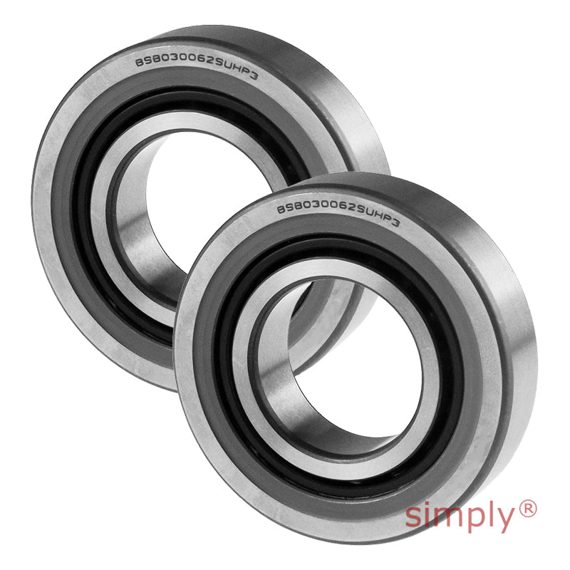 NKE 30TAC62 Pair of High Precision Angular Contact Ball Bearing with Ball Screw Supports 30x62x15mm