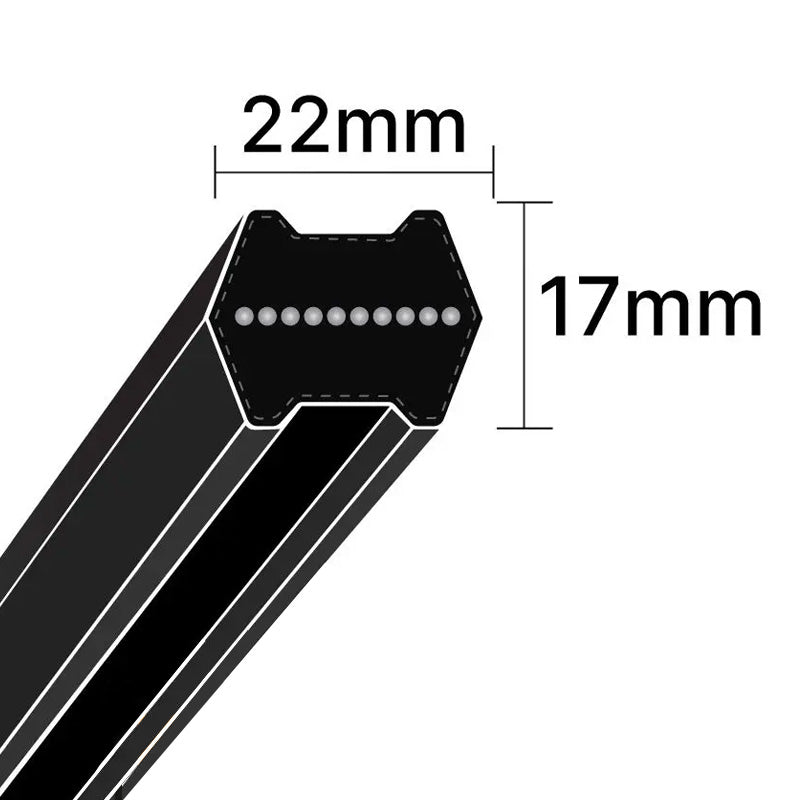 CC173 Pix Hexagon Section Double Sided V-Belt