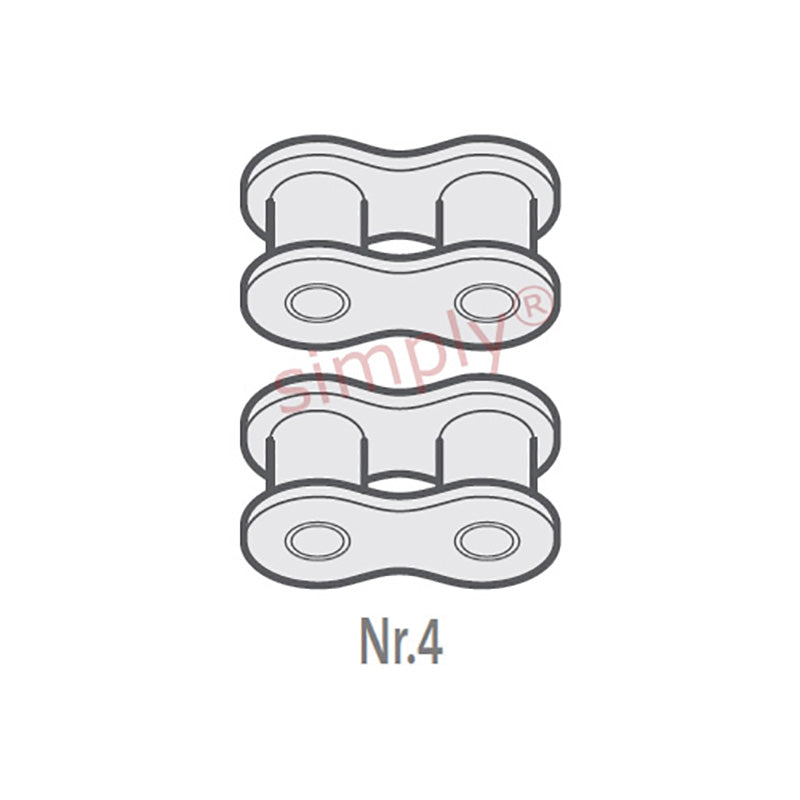 Renold SD 40-2-NO4 ANSI / AS Duplex Chain Inner Link 1/2 inch Pitch