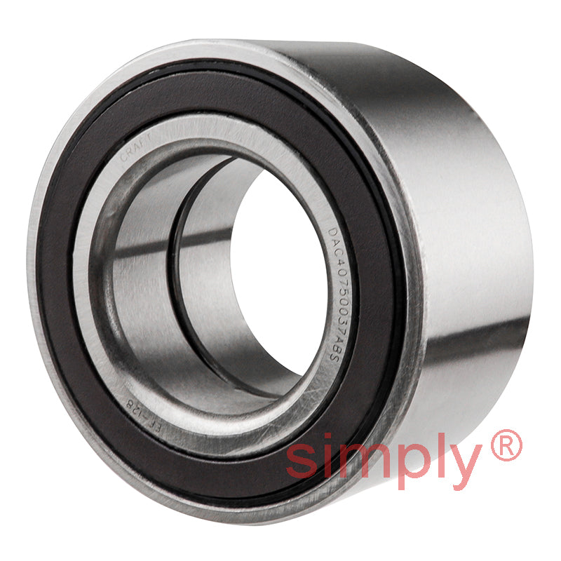 DAC407500374RS Rubber Sealed Double Row Wheel Bearing 40x75x37mm