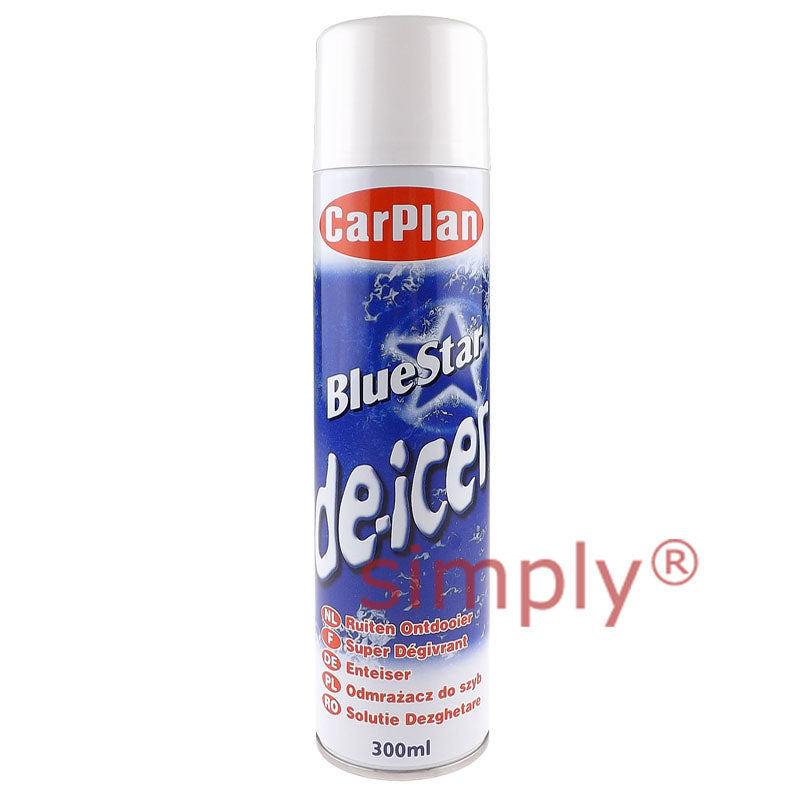 CarPlan Blue Star De-Icer Aerosol 300ml