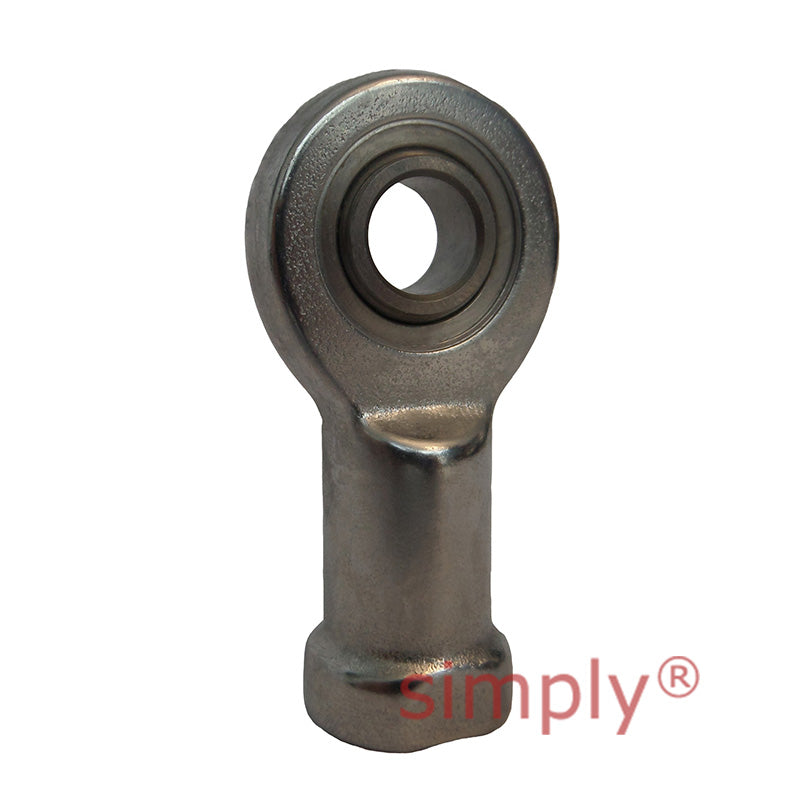 Fluro EI35DNIRO Right Hand Stainless Steel / PTFE Lined Maintenance Free Female Plain Rod End M36x3 Thread