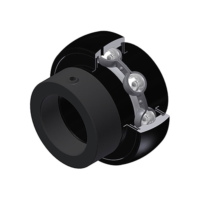 SNR EX205-15G2T20 Imperial Full Width Spherical Outer High Temp Bearing Insert 15/16 inch Bore 52mm Outside Diameter with Eccentric Collar - Allow 2-3 Days