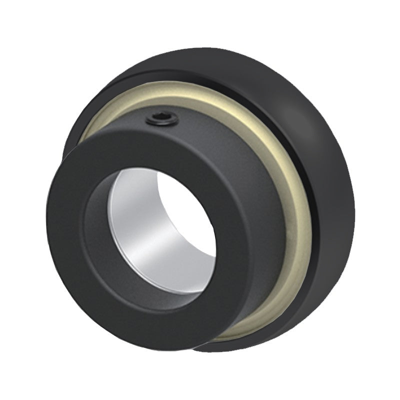 FK FJ-SBR201 Metric Precision Bearing Insert with Grub Screw Locking and Rubber Seating Ring 12mm Bore