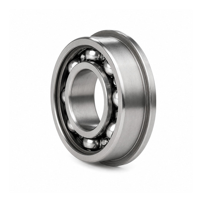 SMF41X Budget Stainless Steel Open Flanged Deep Groove Ball Bearing 1.2x4x1.8mm
