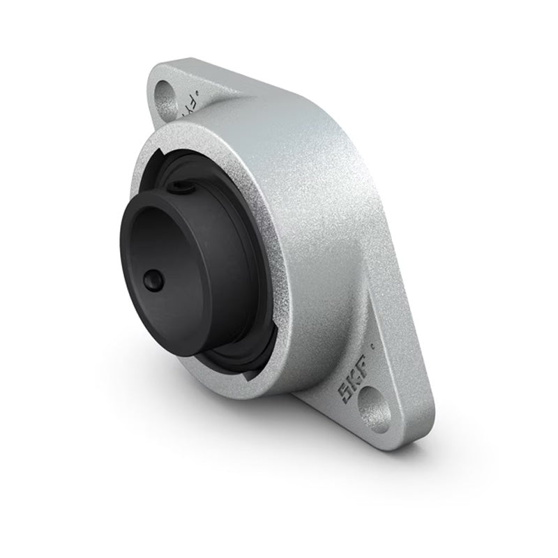 SKF FYT11516TFVA228 Y Bearing Two Bolt Oval High Temperature Flange Unit Housing with Graphite Cage Insert for Imperial Shaft 1-15/16 inch
