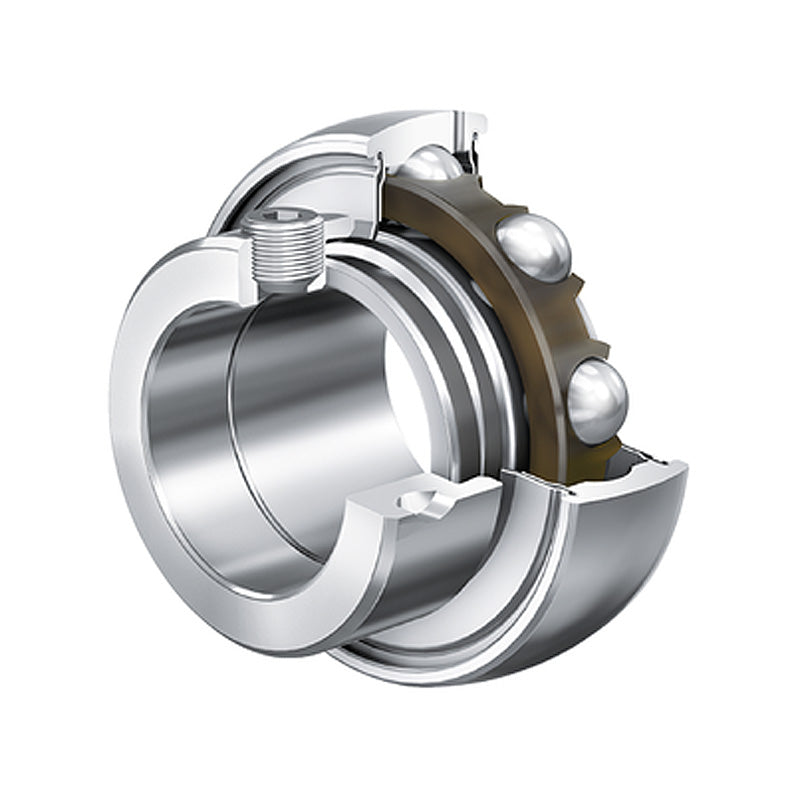 INA GRAE55XLNPPB Metric Spherical Outer Bearing Insert with P Seals and Eccentric Collar 55x100x48.4mm
