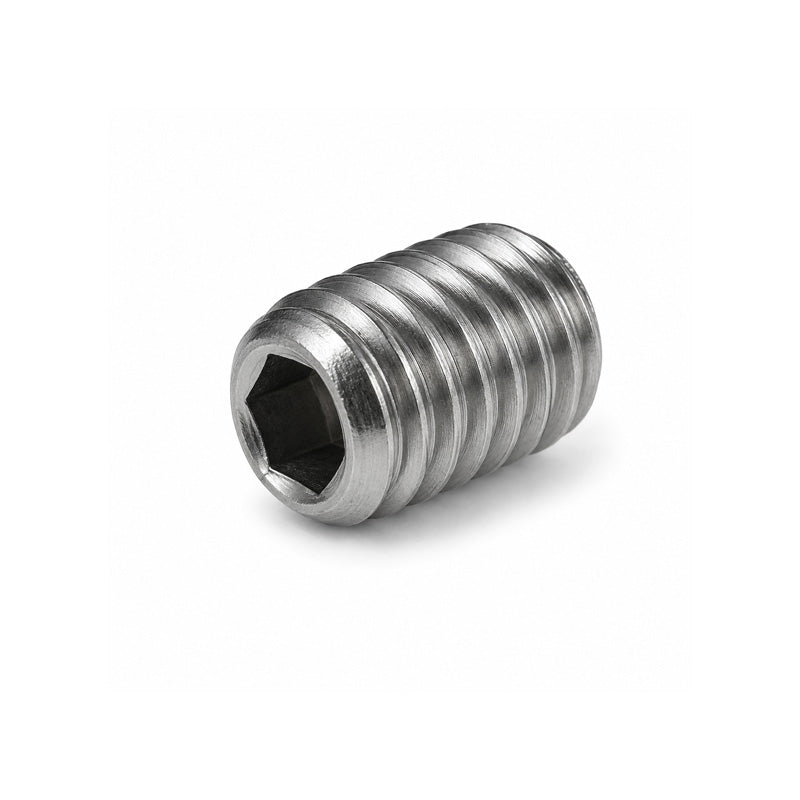 M10x12 Metric Steel Cone Point Grub Screw 12mm Length 1.5mm Pitch