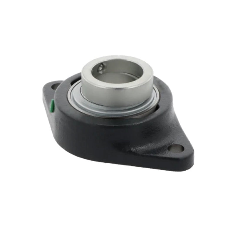 INA RCJT1 Two Bolt Cast Iron Oval Housing with Eccentric Collar Insert 1 inch Bore