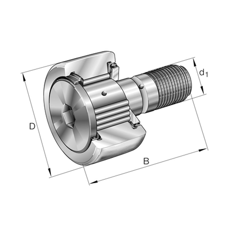 INA KRV52-X-PP-A Stud Type Track Roller 20x52x66mm - Allow 1-2 Days - Contact Us For Faster Delivery