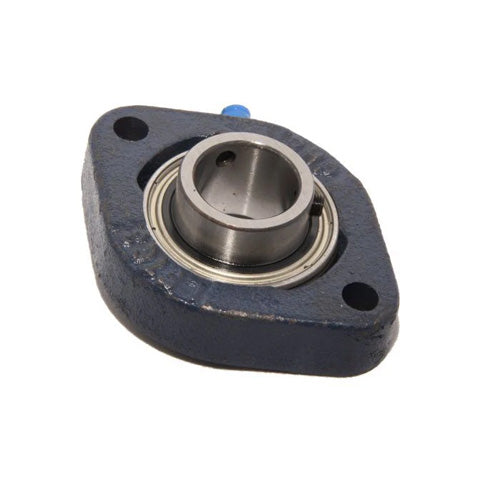 RHP LFTC1 Two Bolt Oval Cast Iron Flange Housing Bearing 1 inch Bore