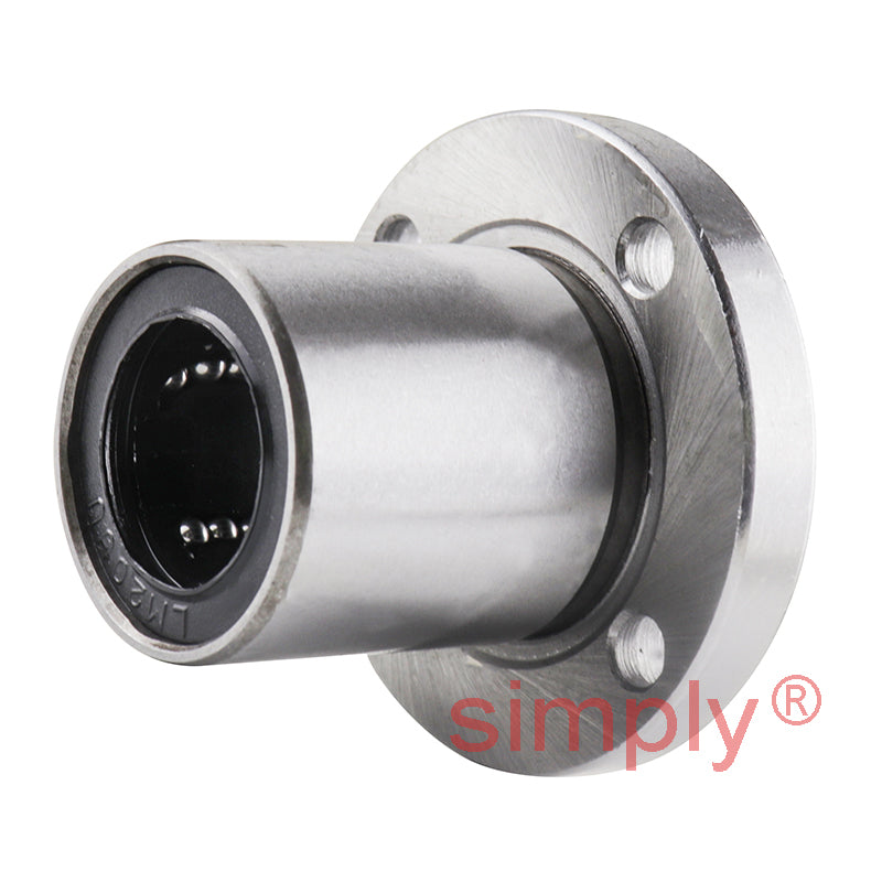 LMF20UU Metric Round Flanged Linear Ball Bushing 20x32x42mm