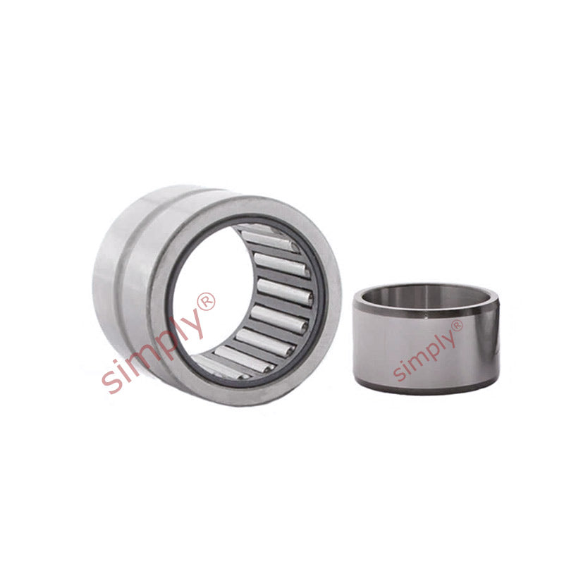 NA49042RS Budget Needle Roller Bearing/Shaft Sleeve - 2 Rubber Seals 20x37x18mm