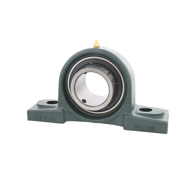 NTN UCPX20-313D1 Imperial Cast Iron Two Bolt Pillow / Plummer Block Housing with 3-13/16 inch Bore Insert - Allow 2-3 Days