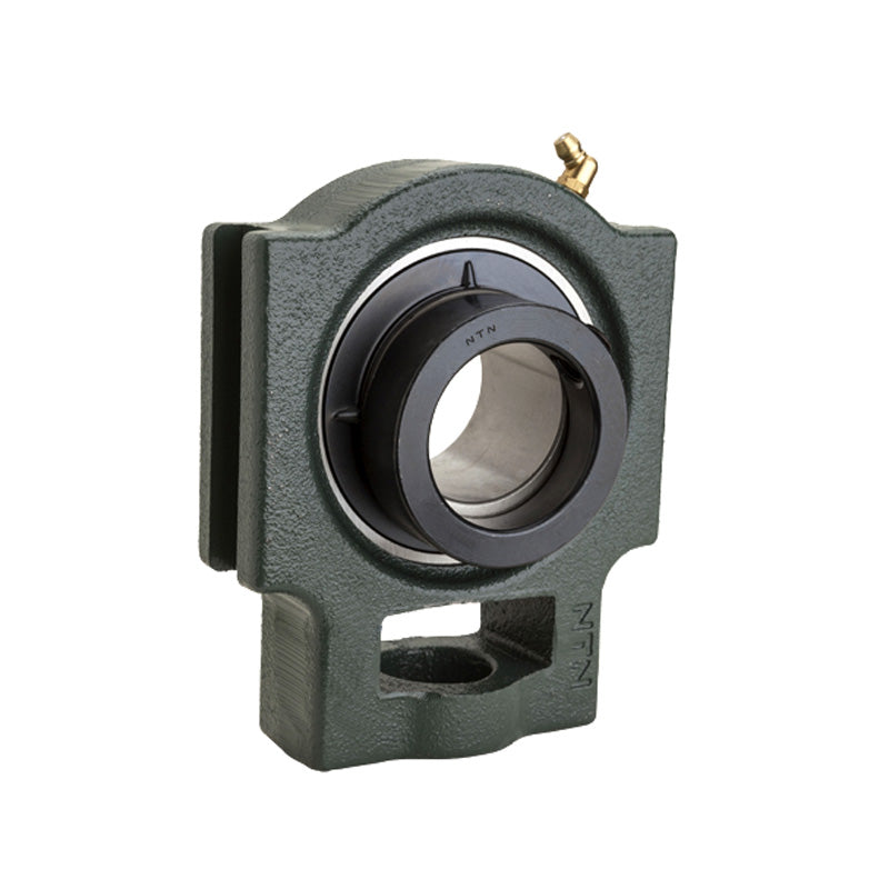 NTN UELT213-209D1 Imperial Cast Iron Take Up Unit with 2-9/16 inch Bore Eccentric Collar Insert - Allow 2-3 Days