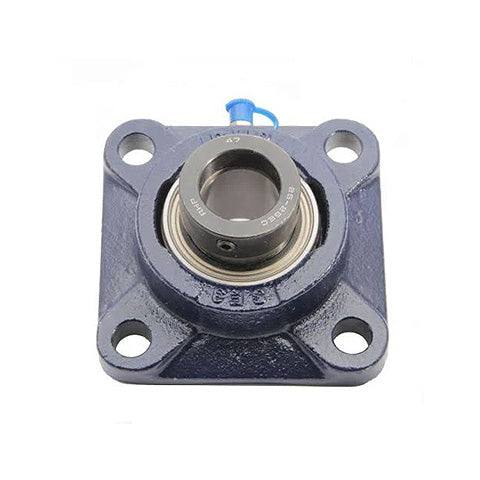 RHP SF60DEC Four Bolt Square Cast Iron Flange Housing and 60mm Bore Eccentric Collar Full Width Insert