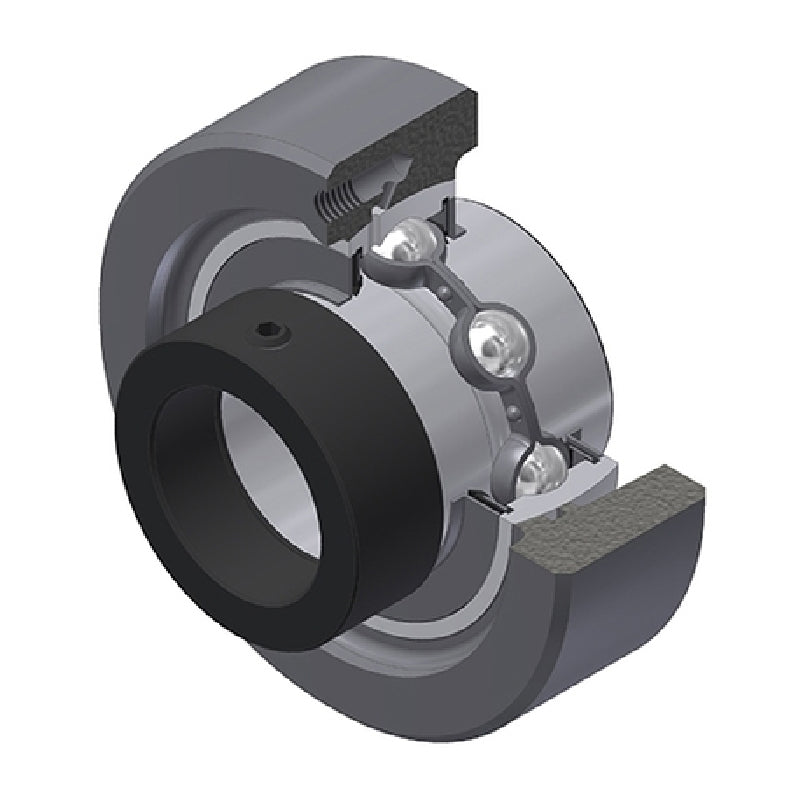 SNR EXC310 Metric Cast Iron Cartridge Unit with 50mm Bore Insert 40mm Outside Dia - Allow 2-3 Days