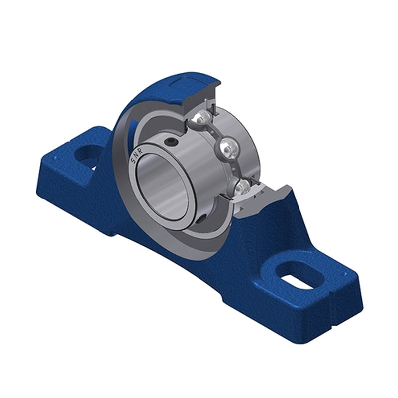 SNR UCPE202-10N Imperial Cast Iron Two Bolt Pillow / Plummer Block Housing with 5/8 inch Bore Insert - Allow 2-3 Days