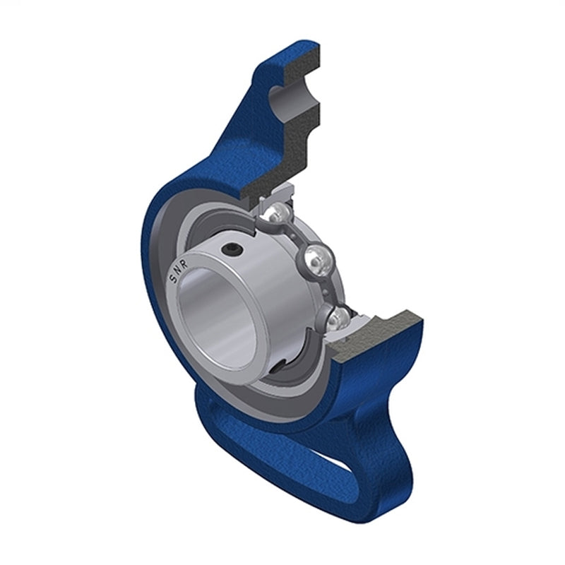 SNR USFA207N Metric Cast Iron Adjustable Flange Unit with 35mm Insert - Allow 2-3 Days