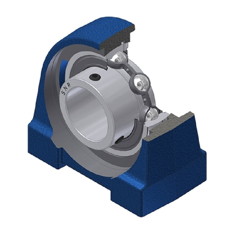 SNR USPG204N Threaded Base Small Footprint Metric Pillow / Plummer Block Housing with 20mm Bore Insert - Allow 2-3 Days