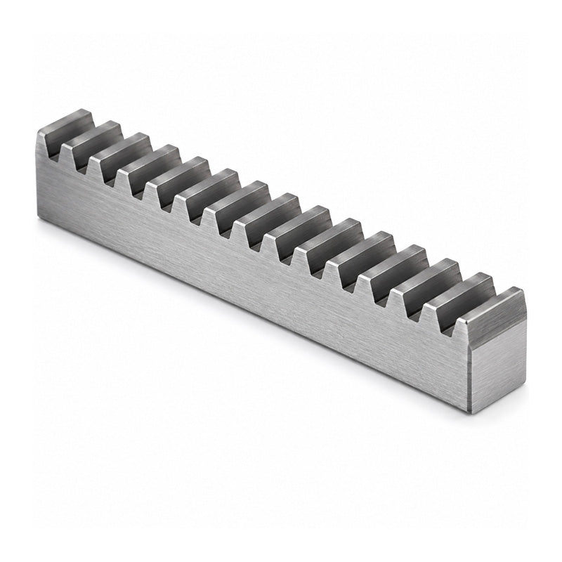 SR10/15/2CIHT Metric Continuous Mounting En8 Steel Rack with Hardened Teeth 1.0 MOD 20deg Pressure Angle 1998.05mm Length