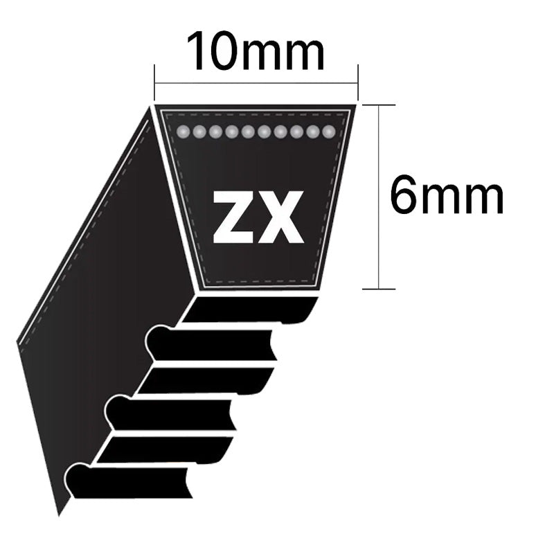 Major Brand ZX54 Torque Flex Narrow Profile Cogged V-Belt
