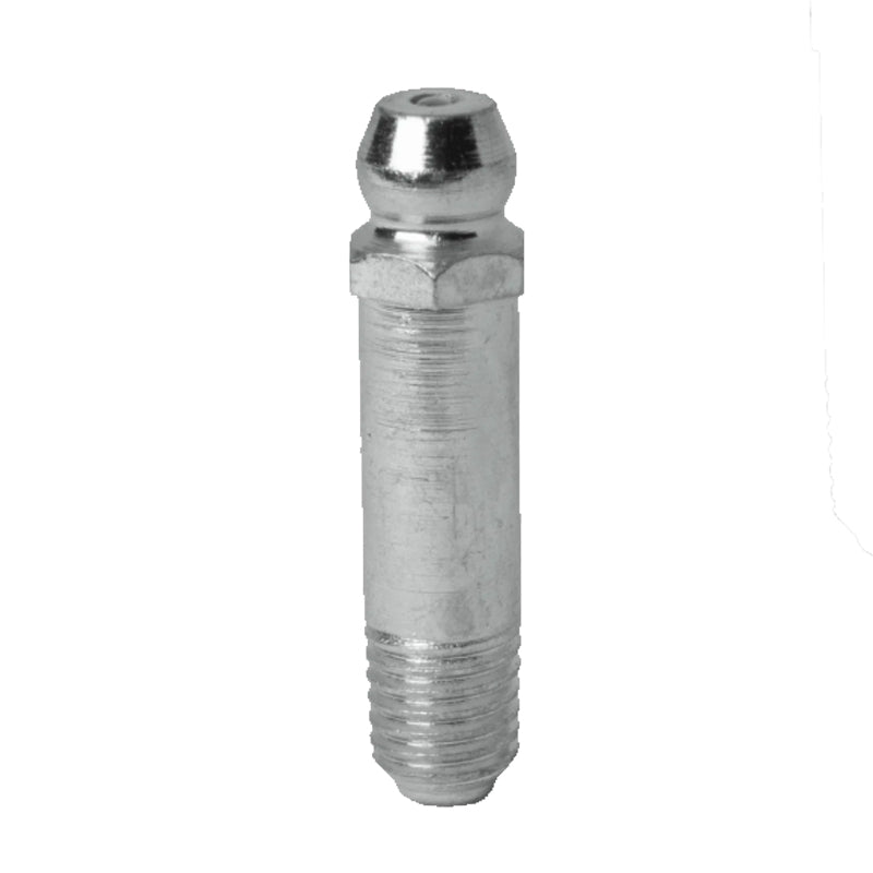 1/4x28 SAE-LT Hardened Mild Steel Zinc Plated 1.1/8 Long Straight Hydraulic Grease Nipples - Pack of 500