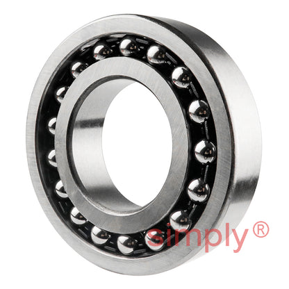 KSM 1208K Open Self Aligning Ball Bearing with Tapered Bore 40x80x18mm