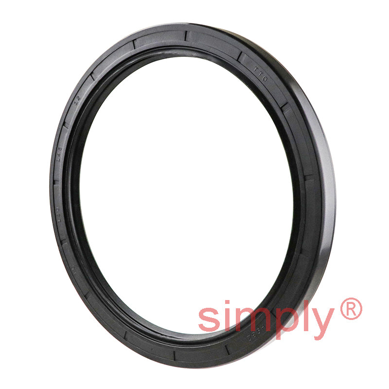 120x145x12mm Nitrile Rubber Double Lip Rotary Shaft Oil Seal with Garter Spring TC / R23