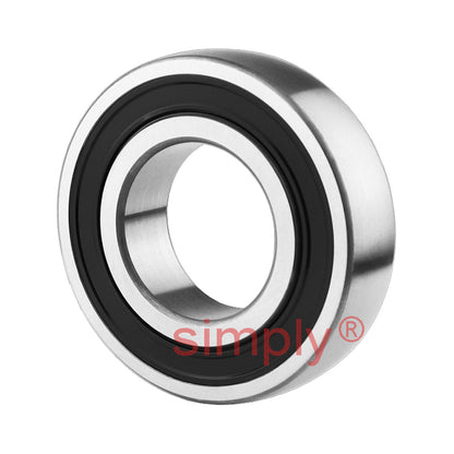 Major Brand 17263052RS1 Spherical Outside Dia Deep Groove Ball Bearing 25x62x17mm
