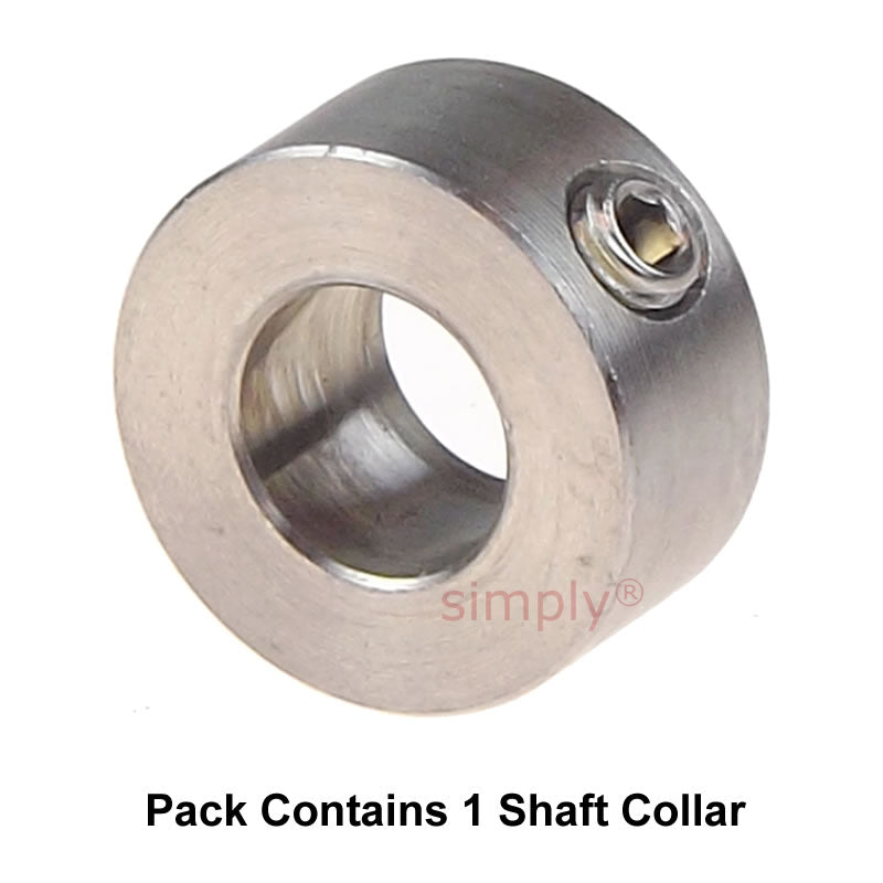 CABU18ST Stainless Steel Shaft Collar 18x32x14mm with Set Screw