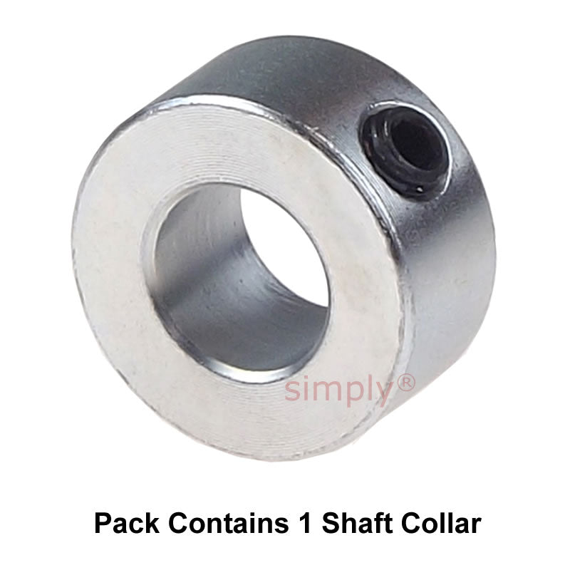 CABU24Z Zinc Plated En8 Steel Shaft Collar 24x40x16mm with Set Screw