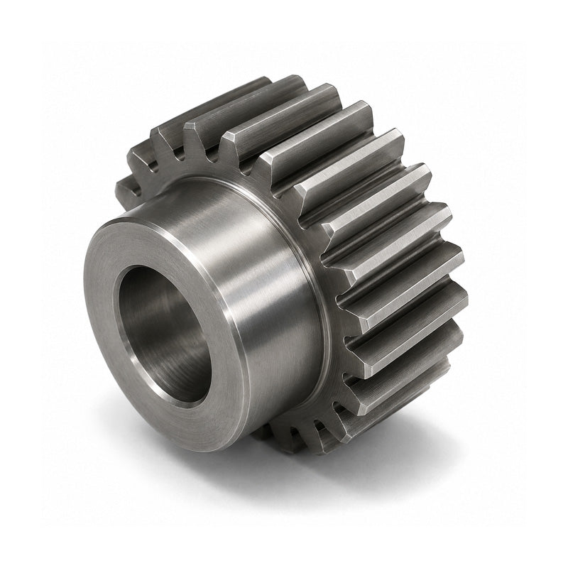 SS10/53B-12 Metric EN8 Spur Gear 53 Tooth 1 Mod Pilot Bored 14mm Or Smaller (H8)