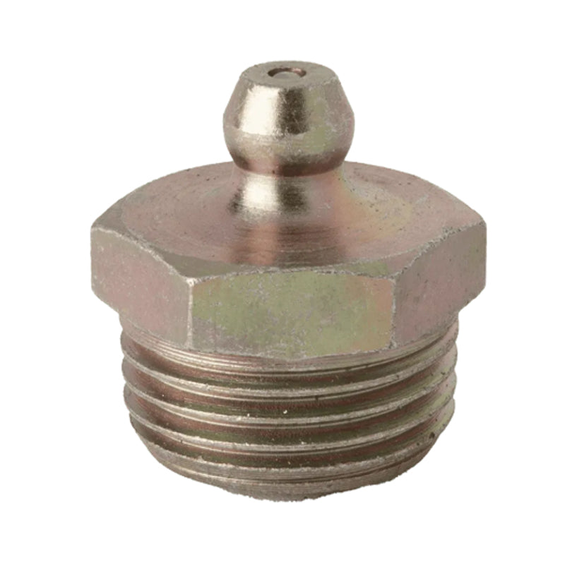 3/8x18 PTF Straight Mild Steel Hydraulic Grease Nipples - Pack of 500