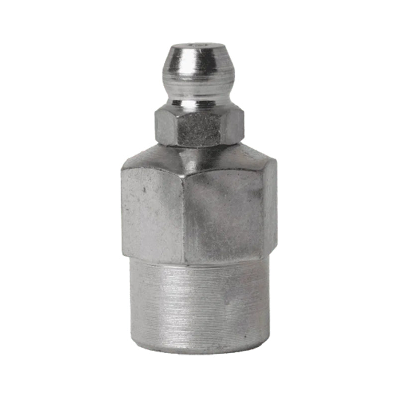 1/8x27 NPS Female Mild Steel Straight Hydraulic Grease Nipples - Pack of 500