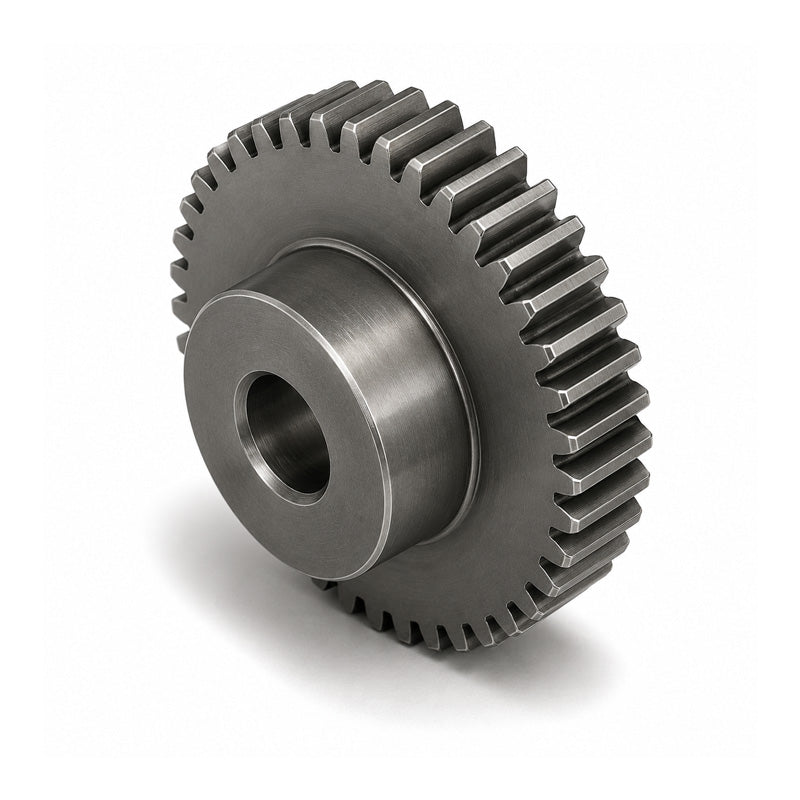 SS24DP/55B-2.292 Imperial EN8 Steel Spur Gear 55 Tooth 24 DP Bored 0.375 inch (H8)