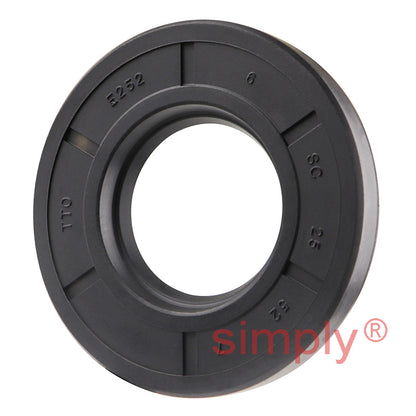 25x52x7mm Nitrile Rubber Single Lip Rotary Shaft Oil Seal with Garter Spring SC / R21