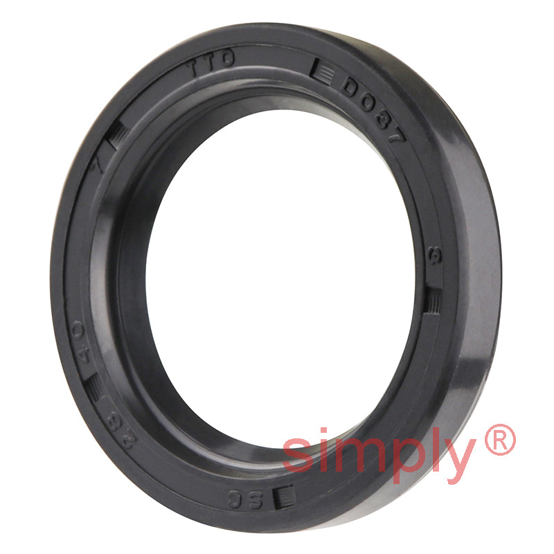 28x40x7mm Nitrile Rubber Single Lip Rotary Shaft Oil Seal with Garter Spring SC / R21