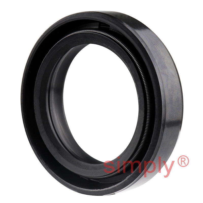 33x46x10.5DC4SS Metric Fork and Damper Nitrile Rubber Oil Seal with 2 Opposite Facing Individually Sprung Sealing Lips and Raised Outer Sealing Band on Outside Diameter