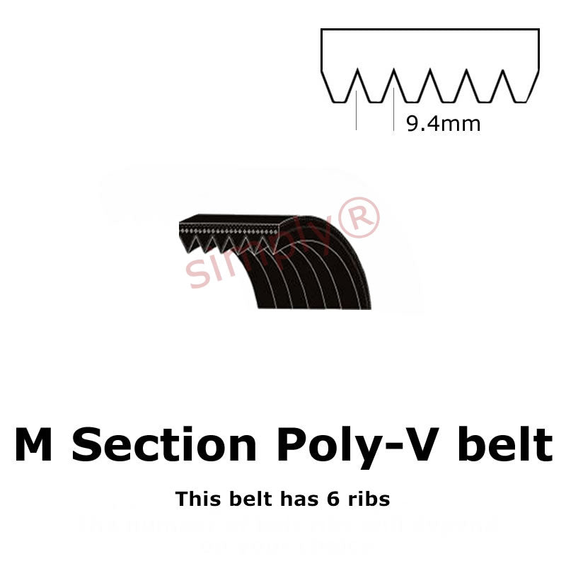 13741PM/5410M Pix Poly V Multiple Ribbed Belt 13741mm/541 inch Length with 28 Ribs Allow 2-3 Days