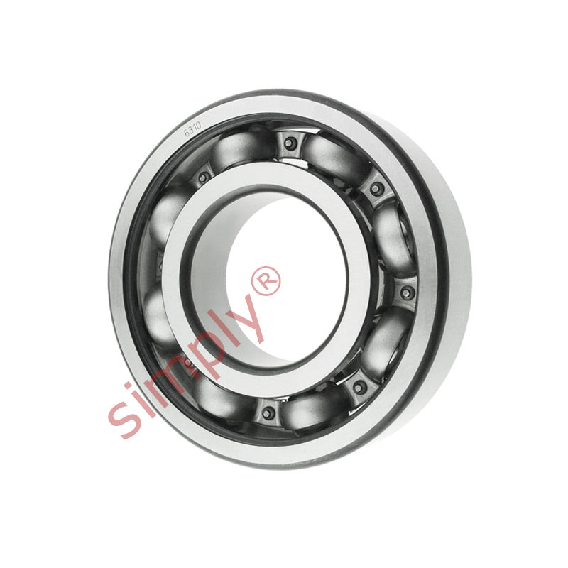 6310 Budget Open Type Deep Groove Ball Bearing 50x110x27mm