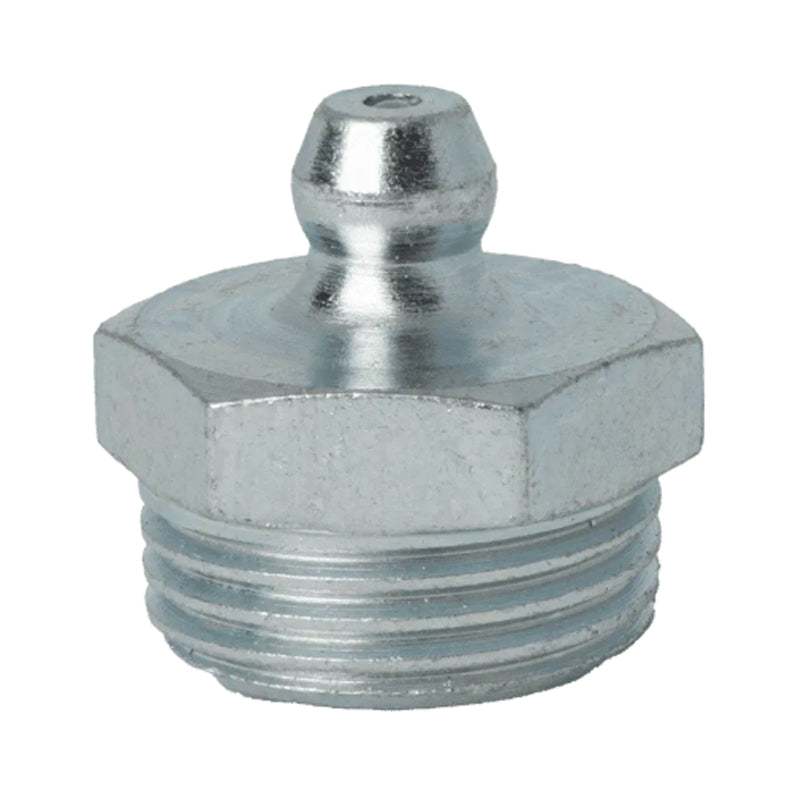 R3/8x19 BSPT Straight Mild Steel Hydraulic Grease Nipples - Pack of 500