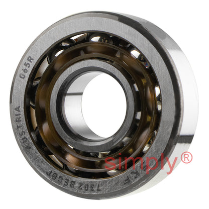 SKF 7302BECBP Single Row Angular Contact Ball Bearing 15x42x13mm
