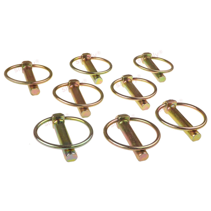 8 Pieces x 10mm Linkage Pins with Plated Corrosion Resistant Finish