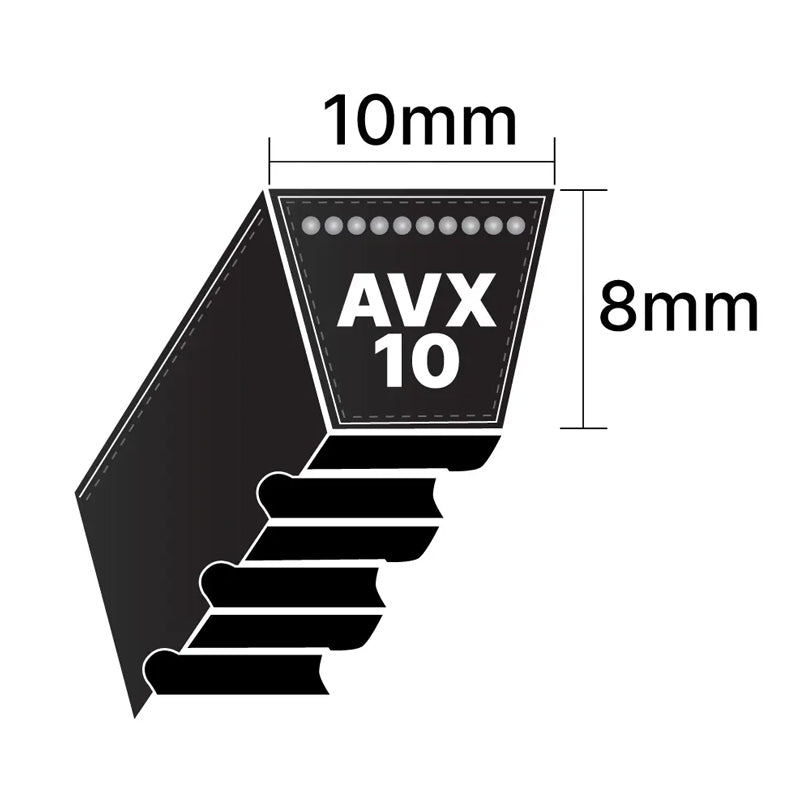 Major Brand AVX10x1235 AVX-Section Cogged V-Belt