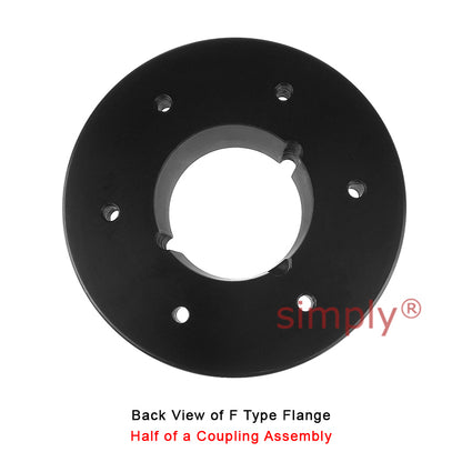 Major Brand F100F-MB Drive Coupling Inner Tapered Locking Bush Type Max Bush Bore 75mm / 3 inch
