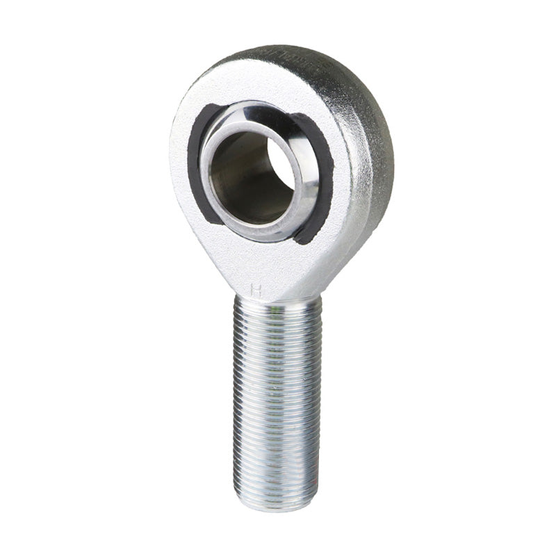 Durbal BEM3/8-20-502 Maintenance Free Left Hand Imperial Steel / PTFE Lined Male Rod End 3/8-24 UNF Thread